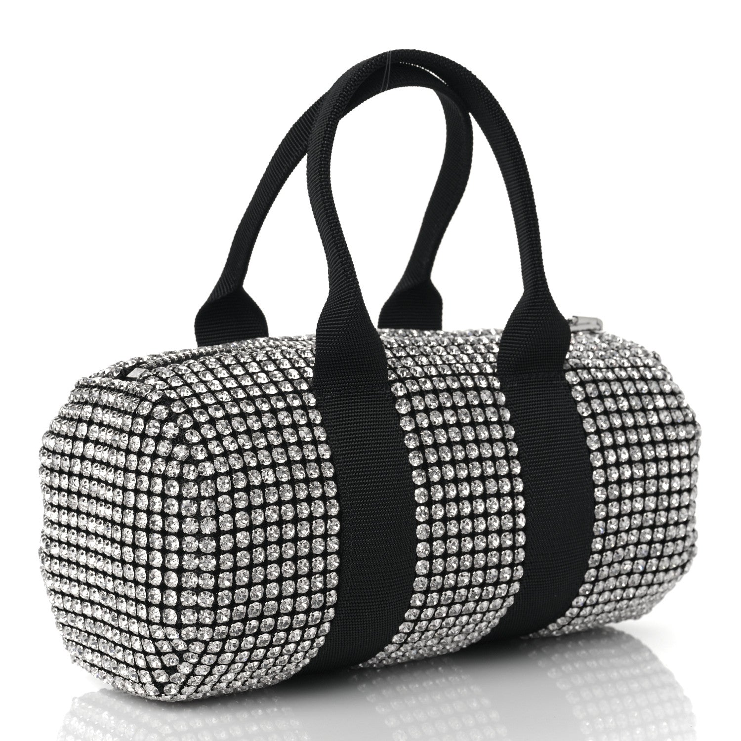 Alexander Wang Mesh Crystal Cruiser Mini Duffle White 2 of 7