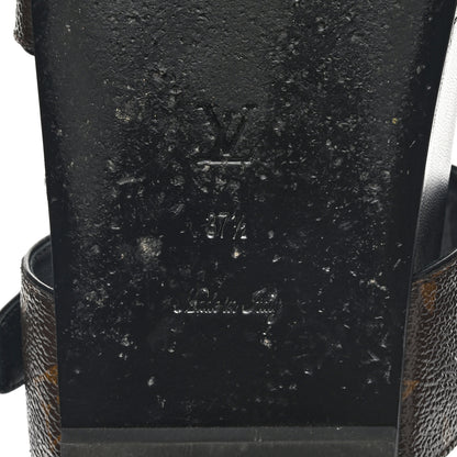 Louis Vuitton Monogram Bom Dia Mule Sandals 37.5 Black 6 of 10