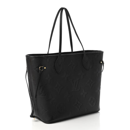 Louis Vuitton Empreinte Monogram Giant Neverfull MM Black 3 of 10
