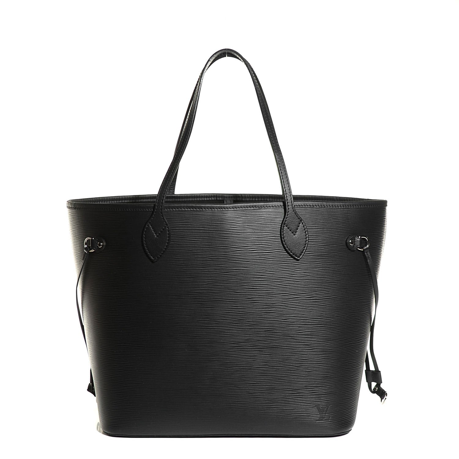 Louis Vuitton Epi Neverfull MM Black 3 of 9