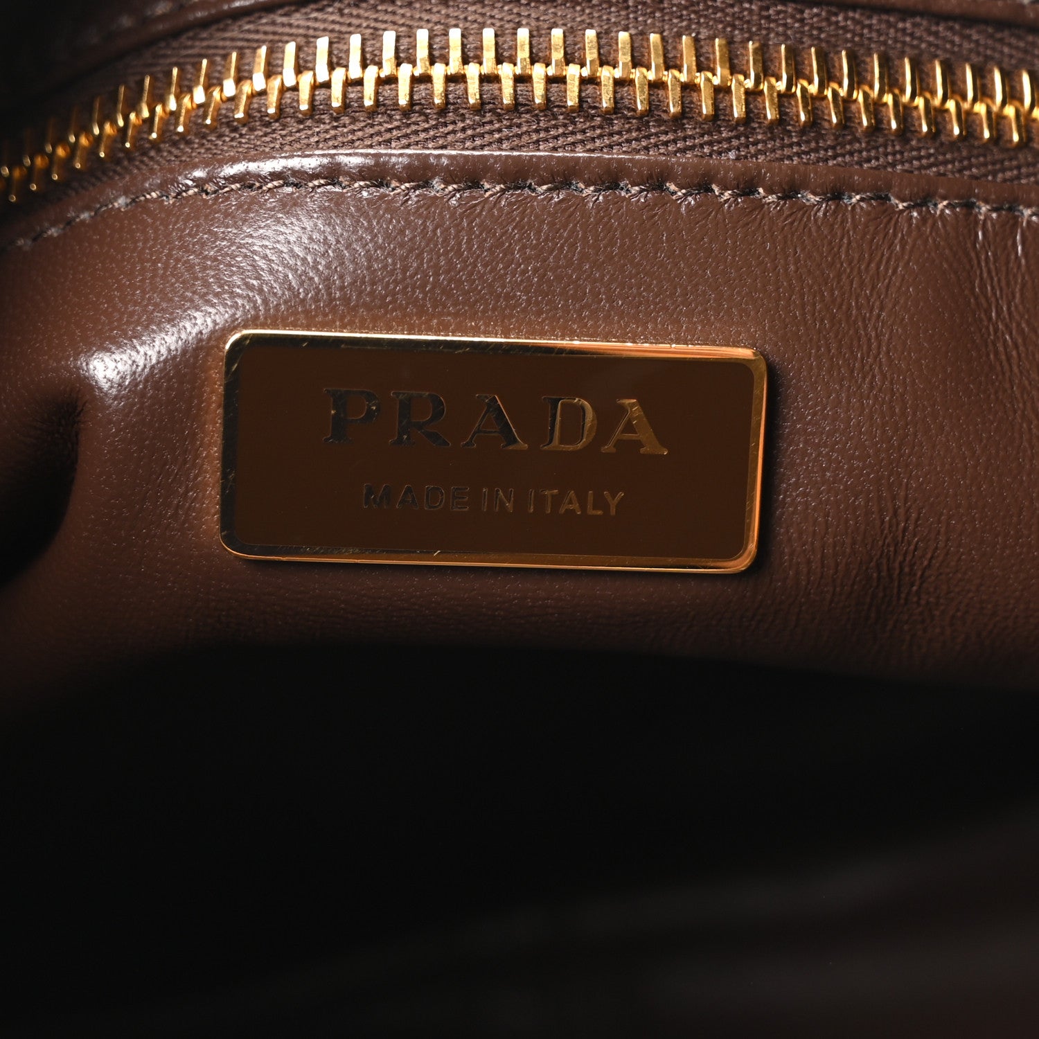 Prada Scamosciato Suede Large Aimee Shoulder Bag Cacao 6 of 10