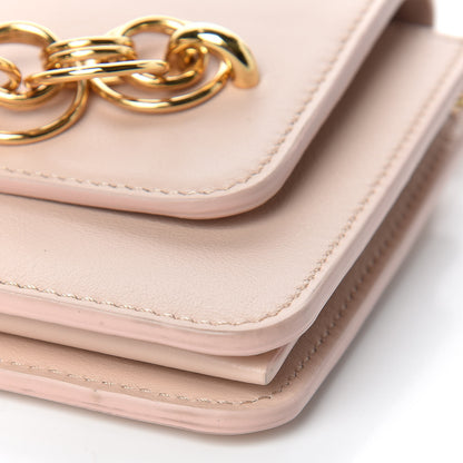 Chloe Smooth Calfskin Drew Bijou Clutch Cement Pink 11 of 13