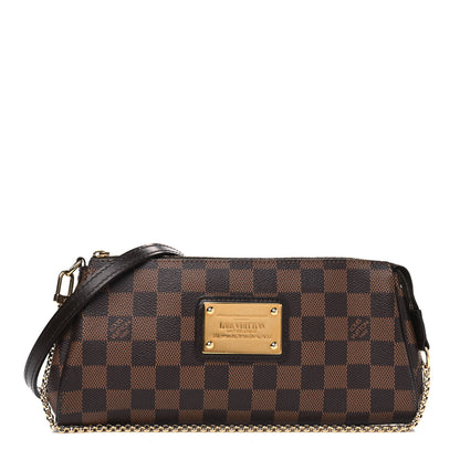 Louis Vuitton Damier Ebene Eva Clutch 1 of 7