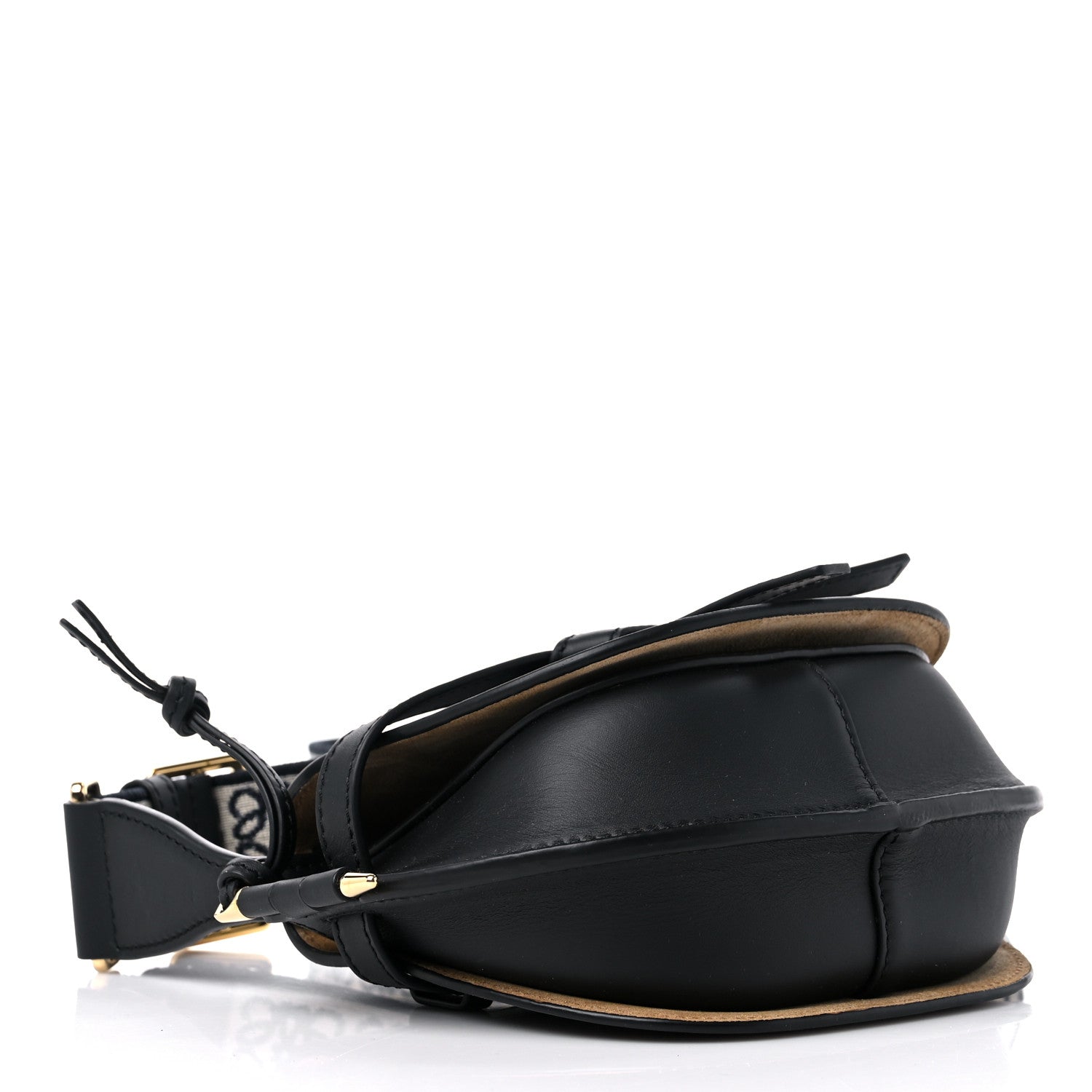 Loewe Calfskin Jacquard Mini Gate Dual Bag Black 4 of 8