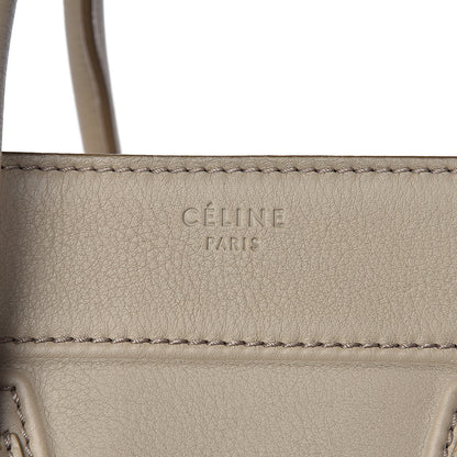 Celine Supple Calfskin Medium Phantom Luggage Beige 6 of 23