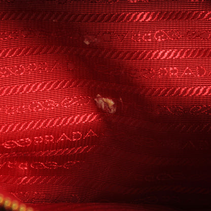 Prada Vitello Daino Lux Small Tote Rosso 7 of 9
