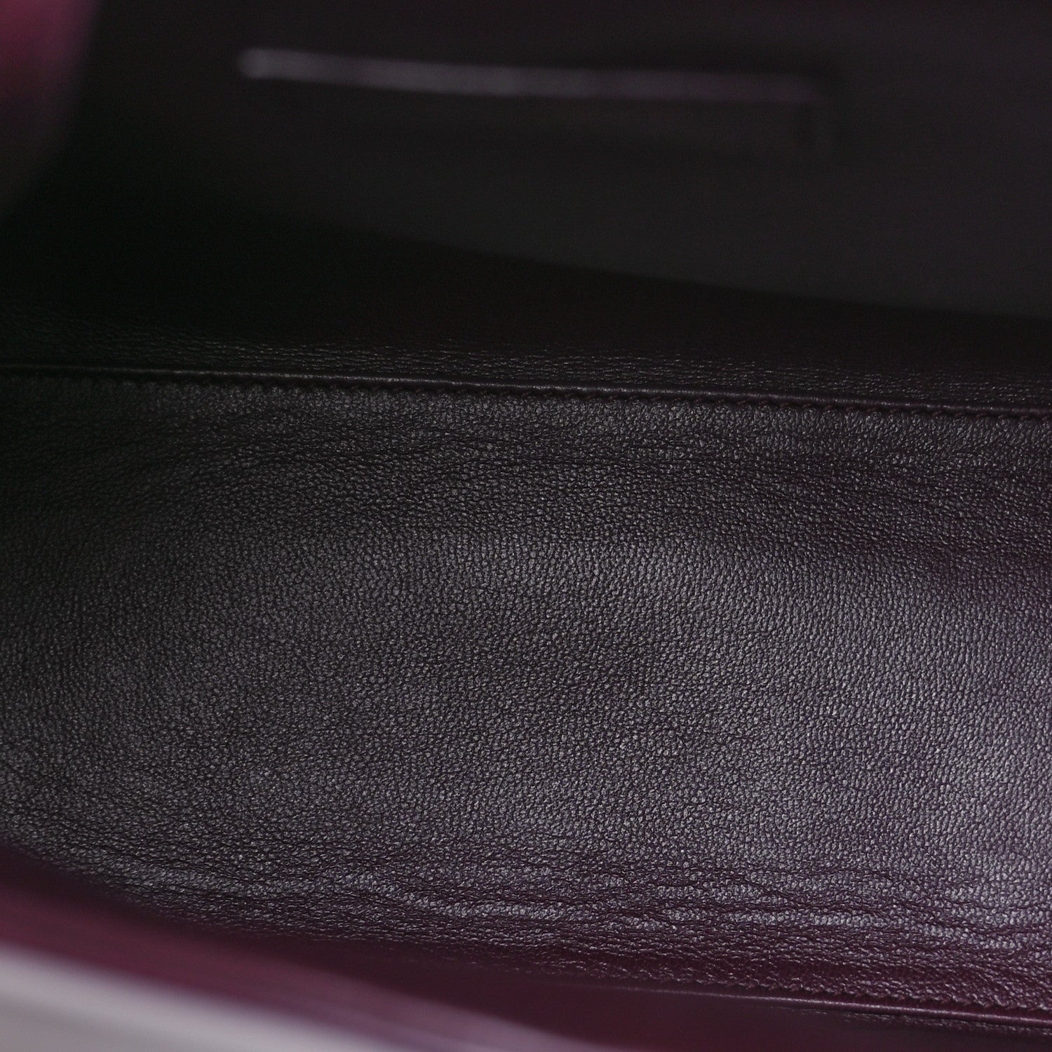 Saint Laurent Patent Calfskin Rendez-Vous Hobo Dark Red Wine 6 of 11