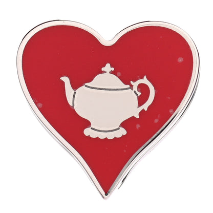 Hermes Palladium Coeur Tea Time Scarf Ring Rouge 1 of 4