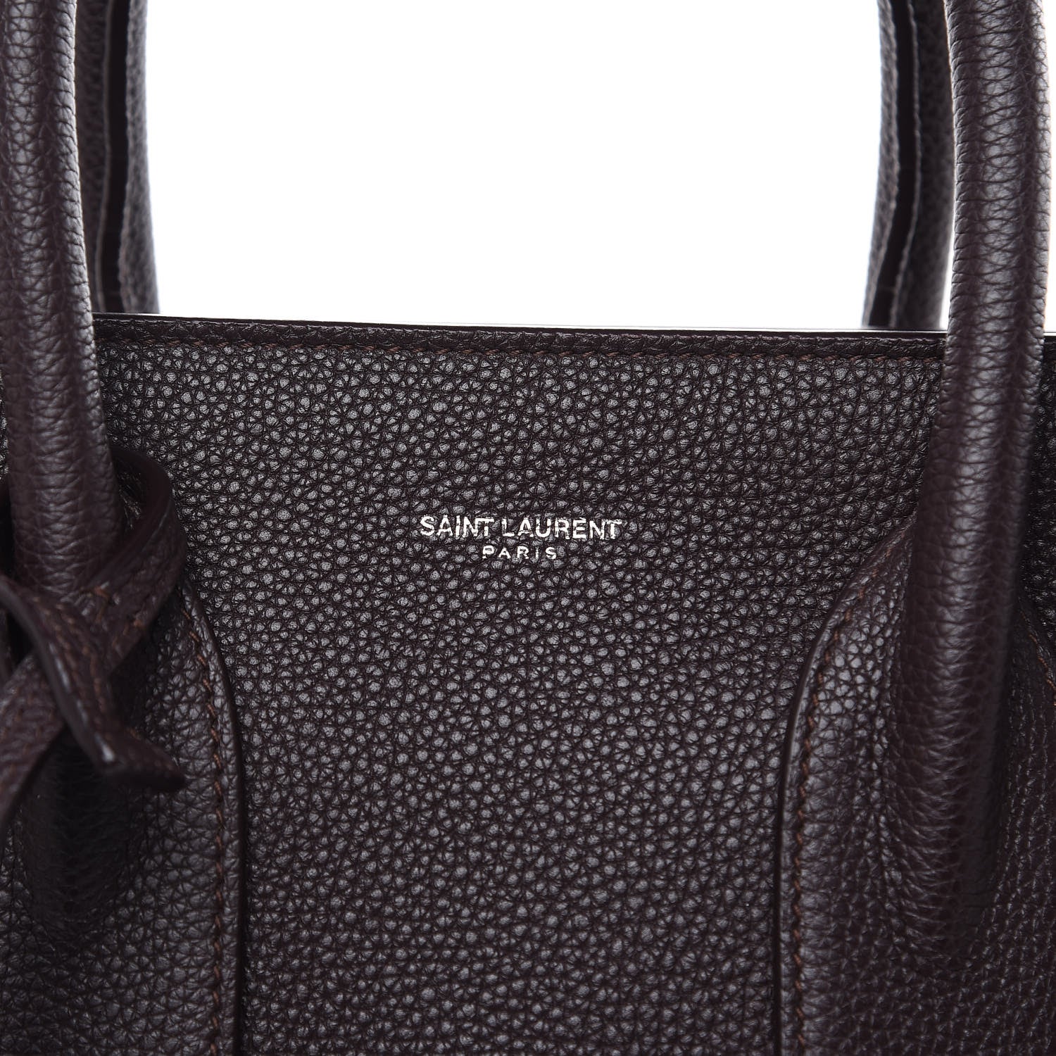 Saint Laurent Grained Calfskin Small Supple Sac De Jour Armaranto 13 of 14