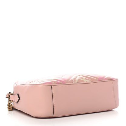 Gucci Calfskin Matelasse GucciGhost Medium GG Marmont Chain Shoulder Bag Perfect Pink Rosa Ivory 4 of 10