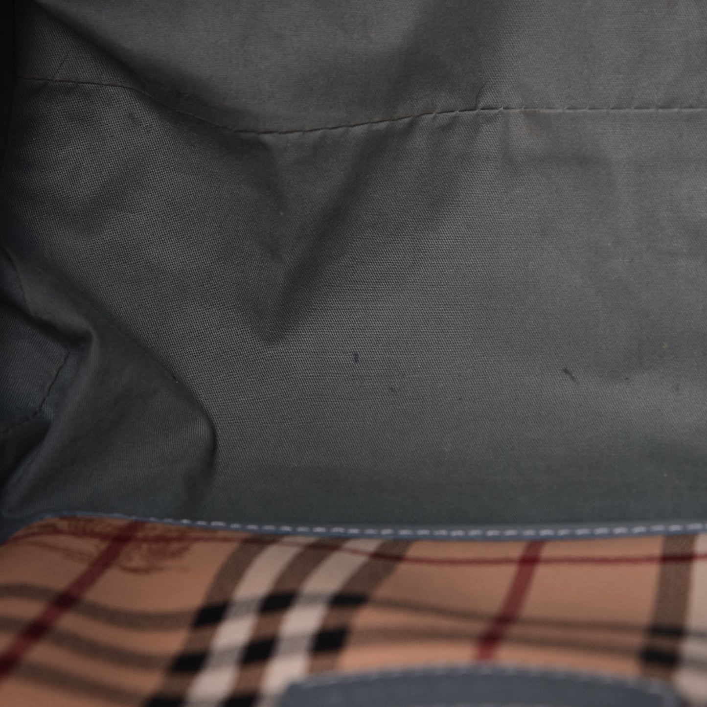 Haymarket Check Small Canterbury Tote Eucalyptus Grey