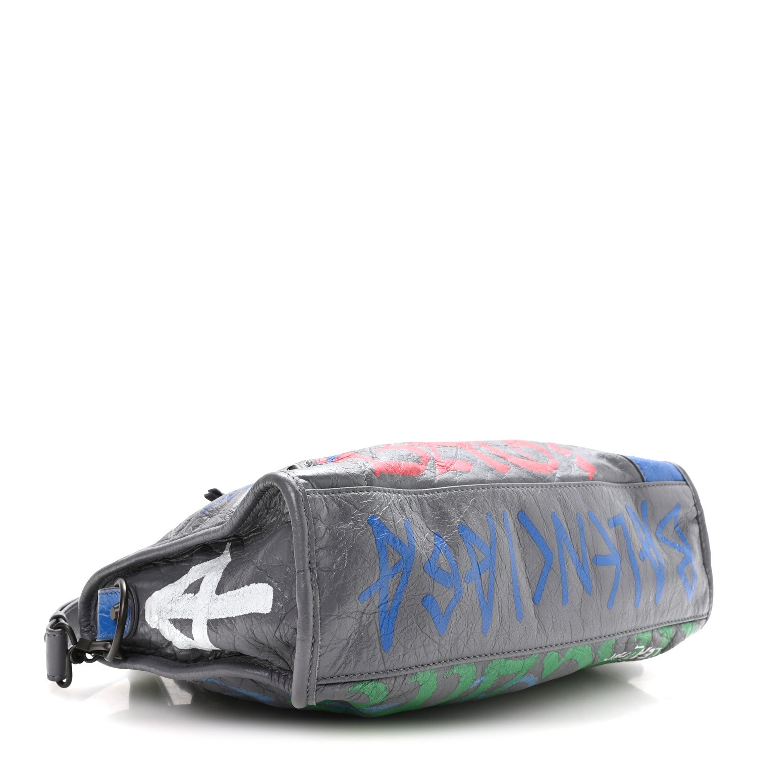 Balenciaga Agneau Graffiti All Over Classic Hardware S City Grey 5 of 11