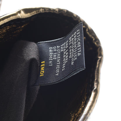 Fendi Patent Calfskin B Bag Gold 9 of 24