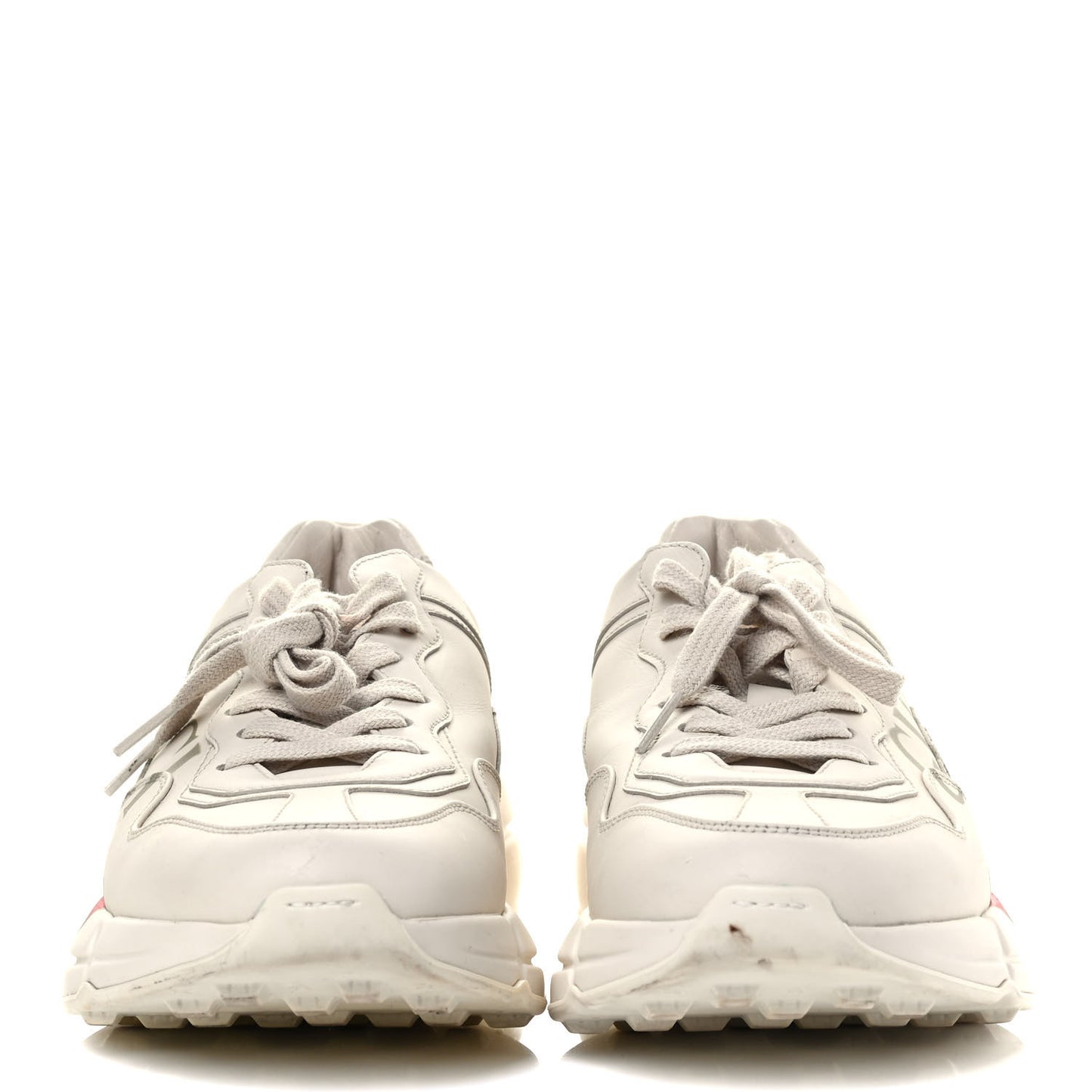 Calfskin Logo Womens Rhyton Sneakers 39 Ivory