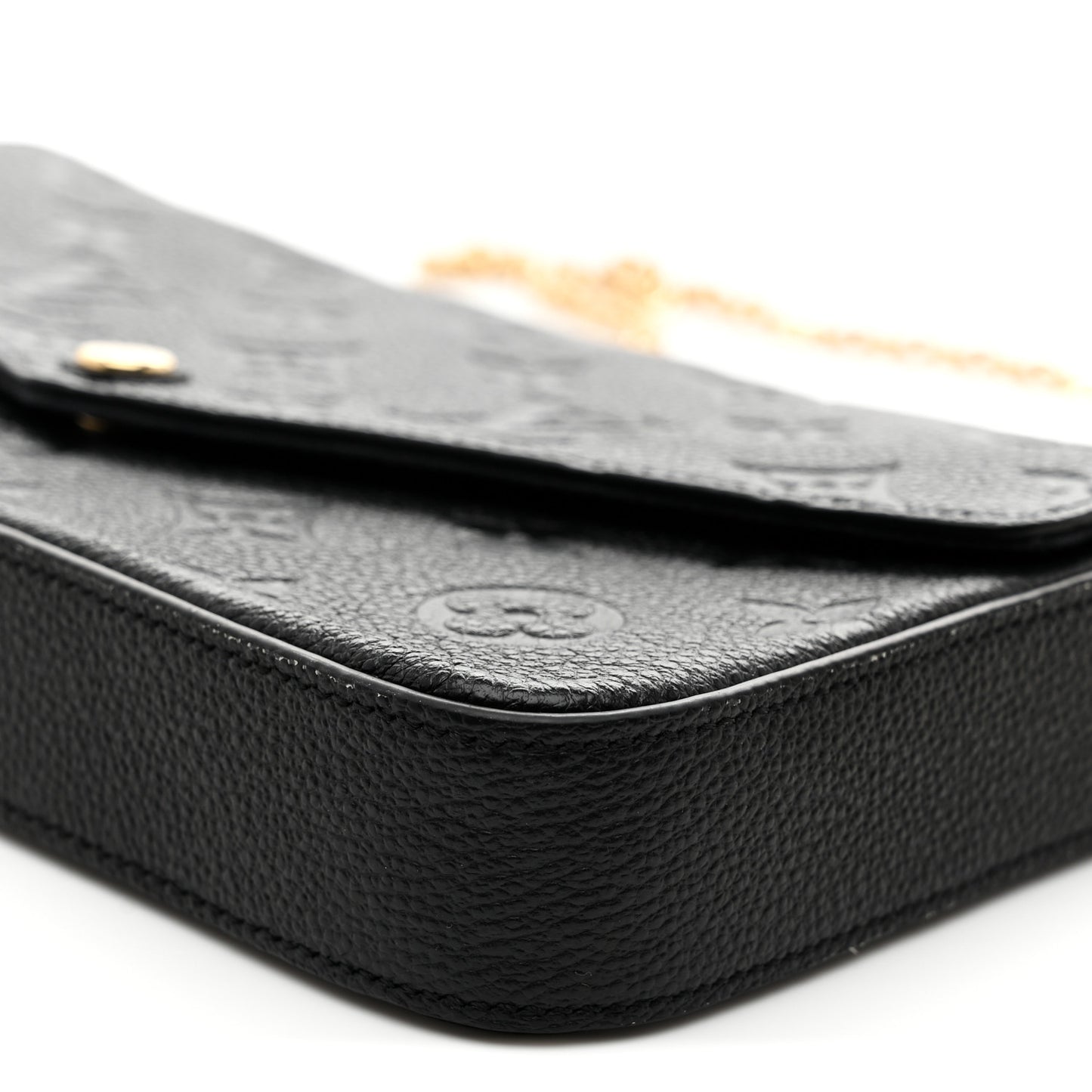 Empreinte Pochette Felicie Chain Wallet Black