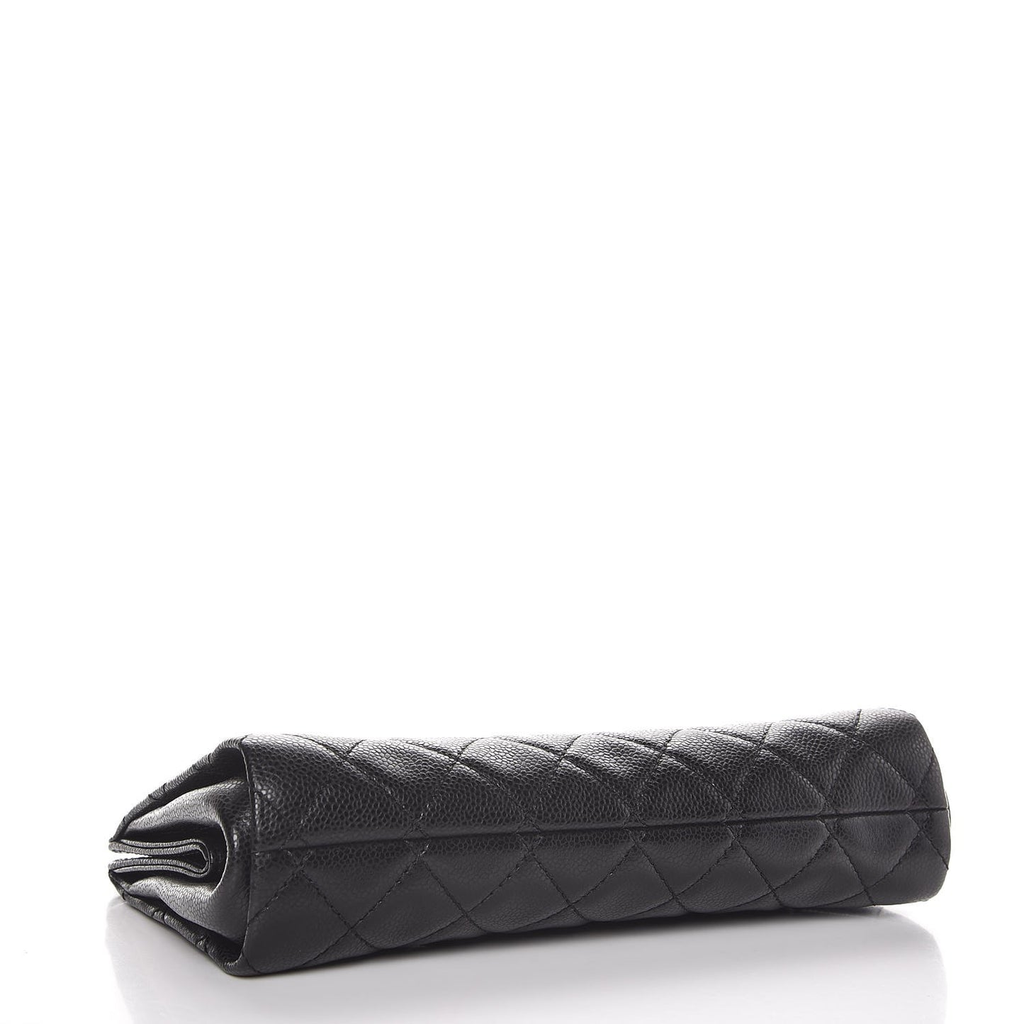 Caviar Quilted CC Large Clutch Black