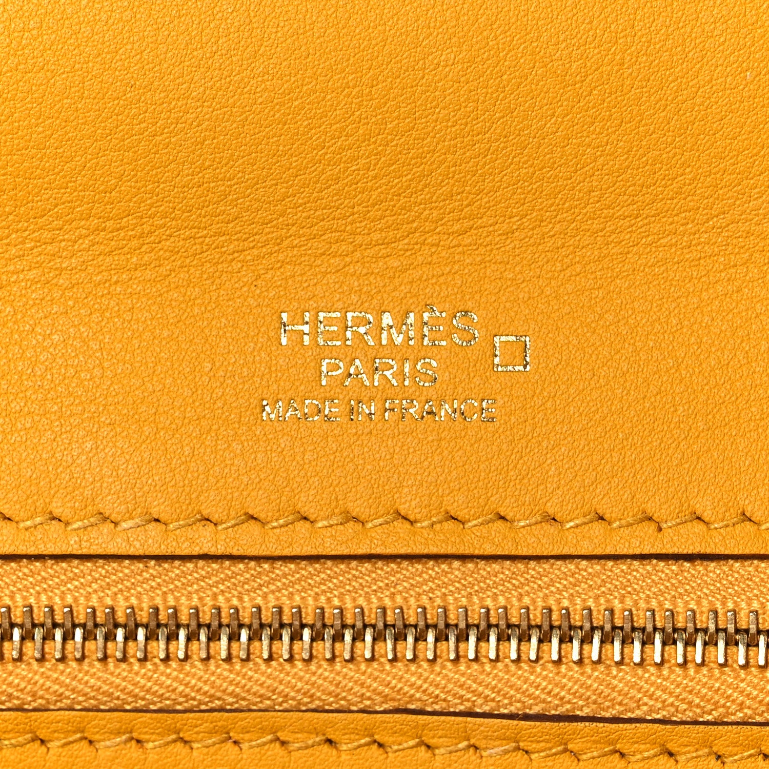 Hermes Togo Matte Alligator Swift Touch 24/24 29 Jaune Ambre 6 of 11