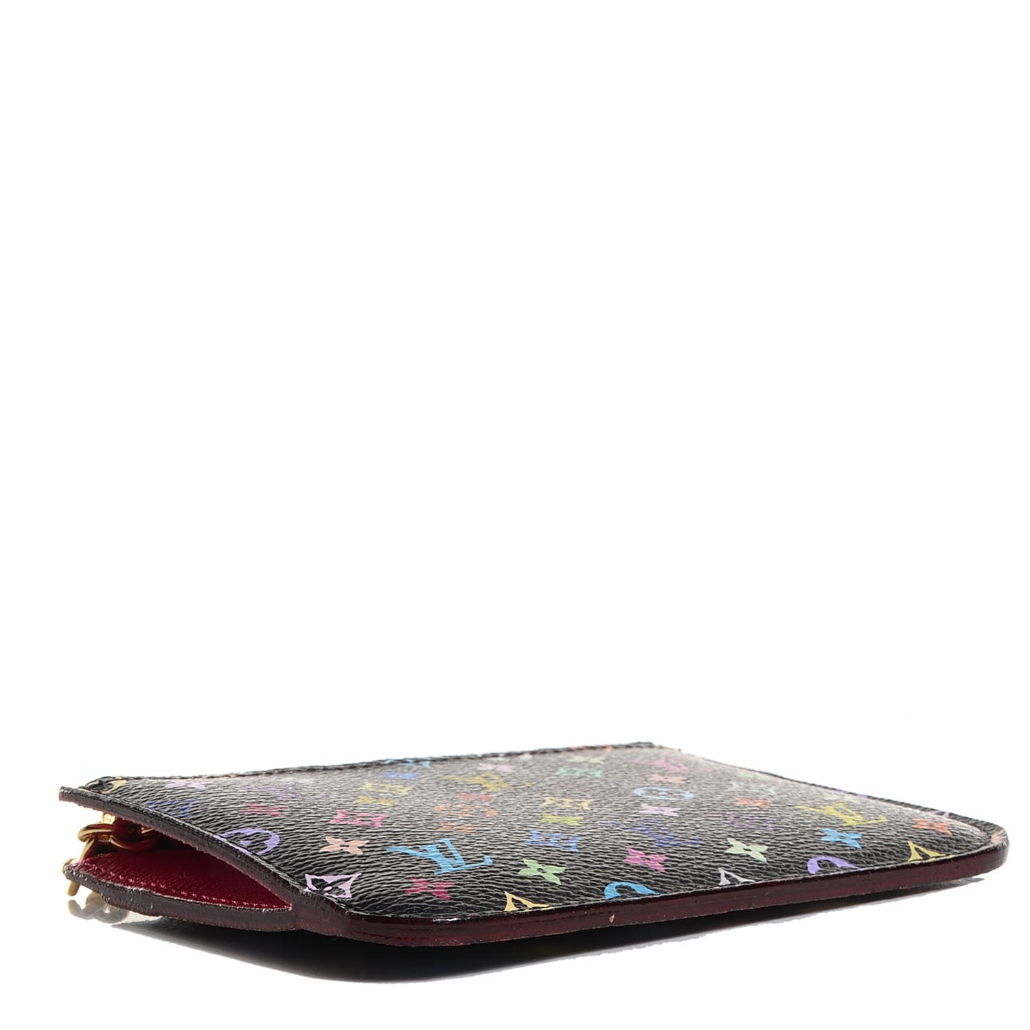 Louis Vuitton Monogram Multicolor Key Pouch Black Grenade 4 of 7