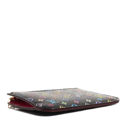 Louis Vuitton Monogram Multicolor Key Pouch Black Grenade 4 of 7