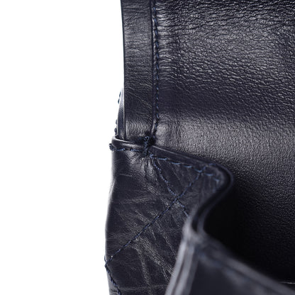 Chanel Aged Calfskin Quilted 2.55 Reissue 227 Flap Navy Blue 8 of 13