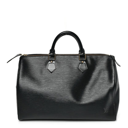 Louis Vuitton Epi Speedy 35 Black 1 of 11