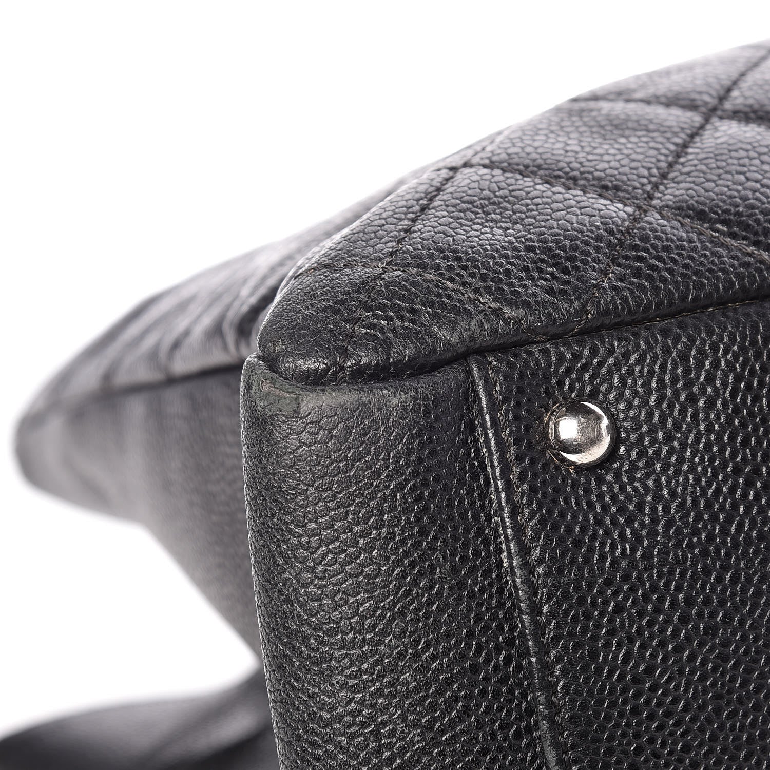 Chanel Caviar Quilted XL Grand Shopping Tote GST Black 9 of 14