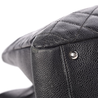 Chanel Caviar Quilted XL Grand Shopping Tote GST Black 9 of 14