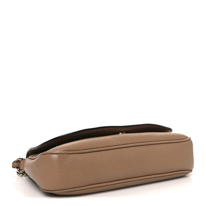 Gucci Pebbled Calfskin Medium Soho Flap Crossbody Camelia 4 of 10