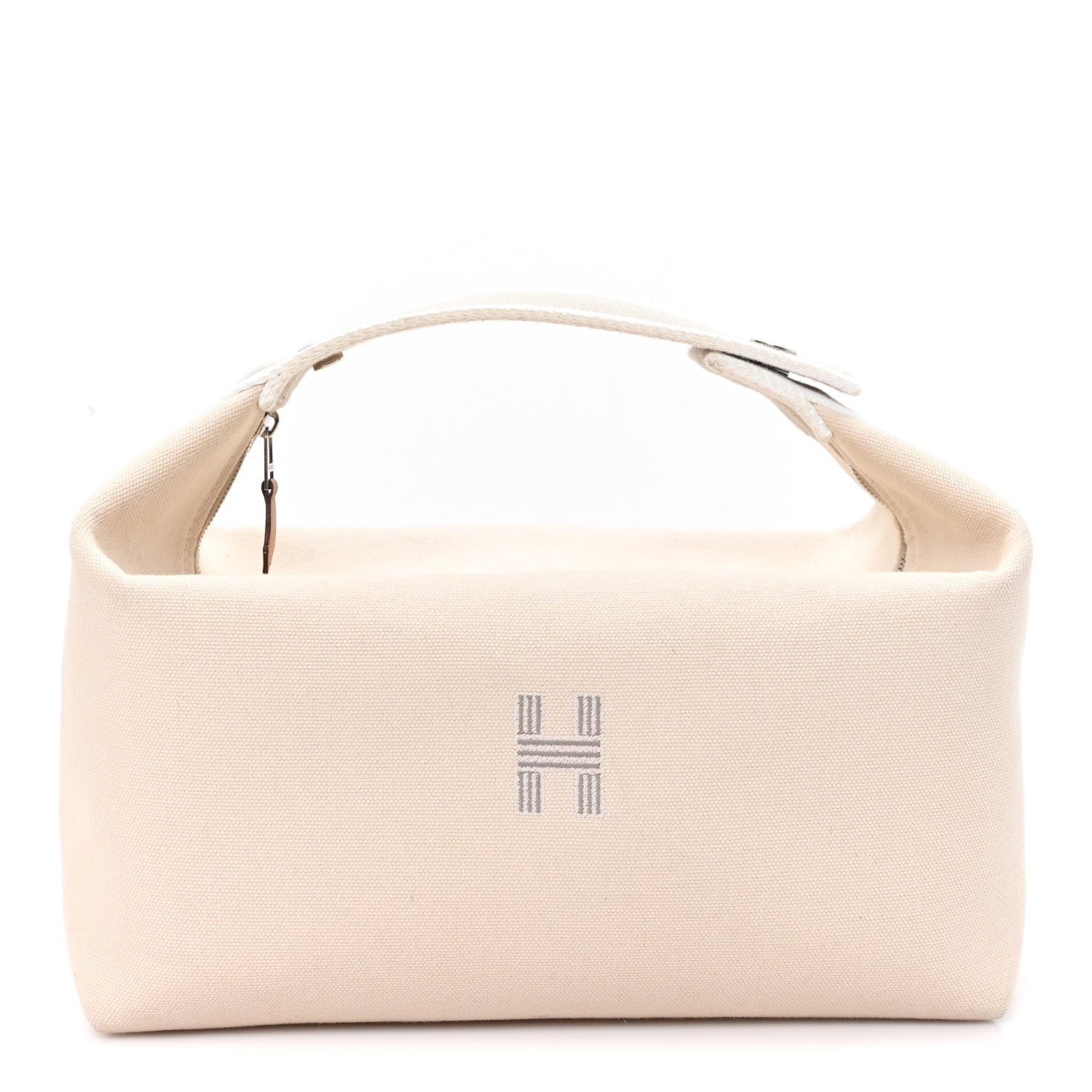 Hermes Canvas Large Bride-A-Brac Pouch Natural 1 of 6