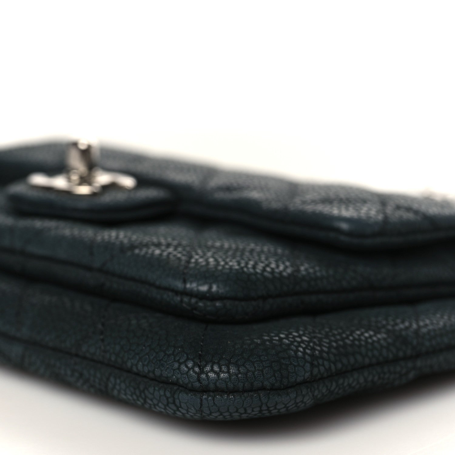 Chanel Iridescent Caviar Quilted Daily Zip Crossbody Bag Black 9 of 9