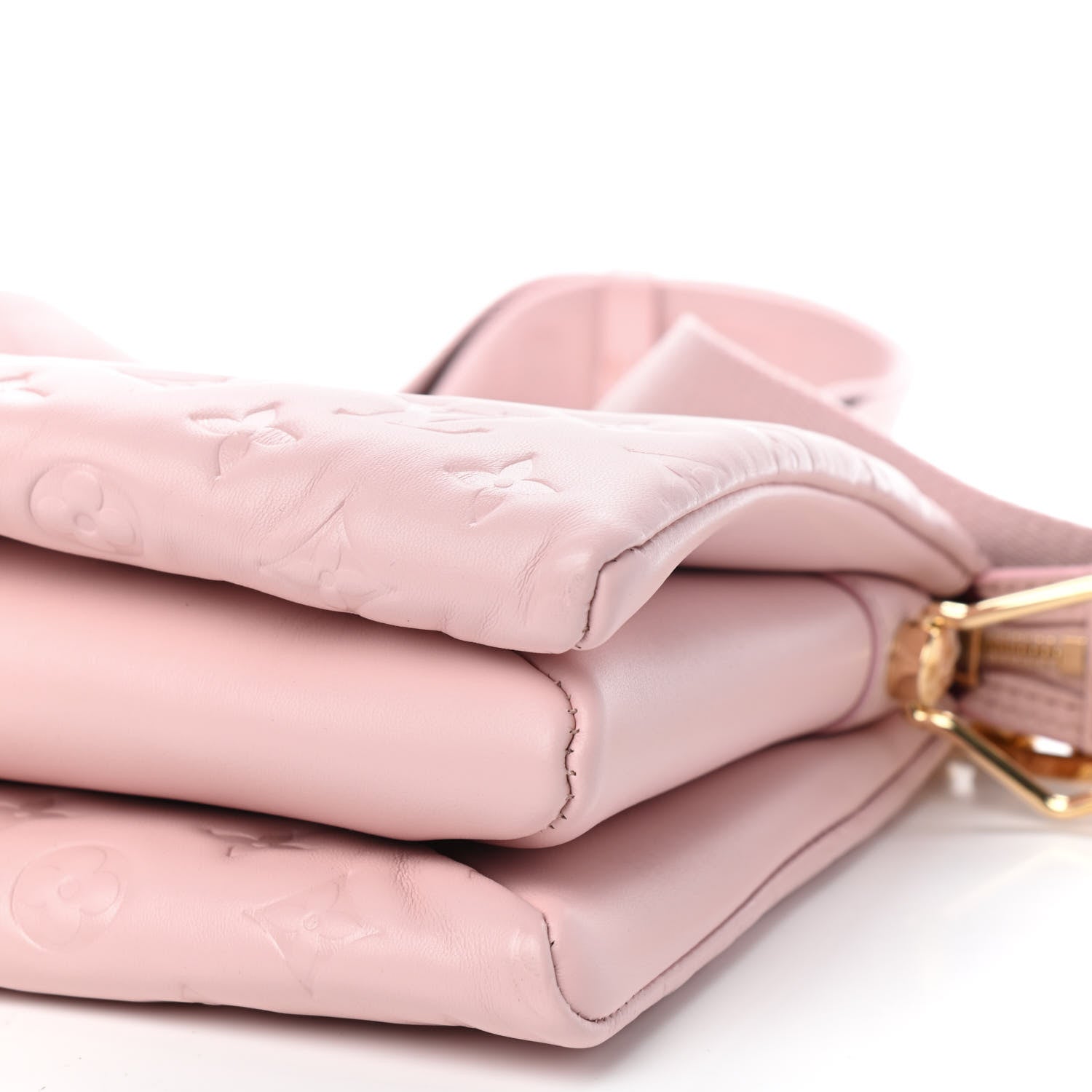 Louis Vuitton Lambskin Embossed Monogram Coussin PM Rose 7 of 7