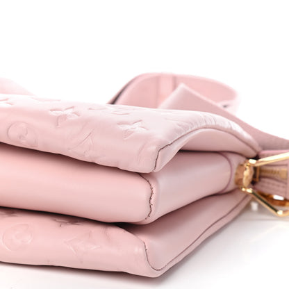 Louis Vuitton Lambskin Embossed Monogram Coussin PM Rose 7 of 7