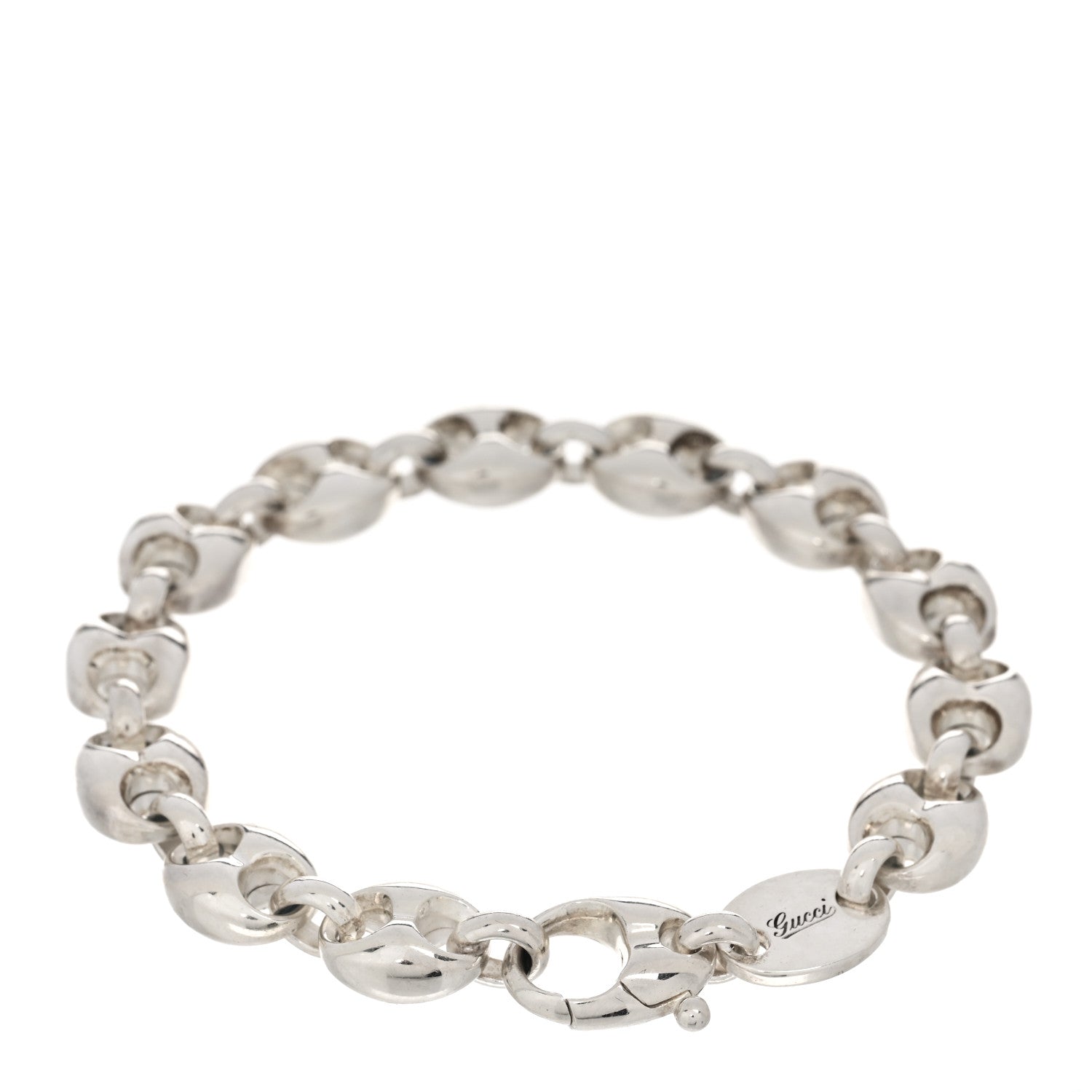 Gucci Sterling Silver Mariner Link Bracelet 2 of 3