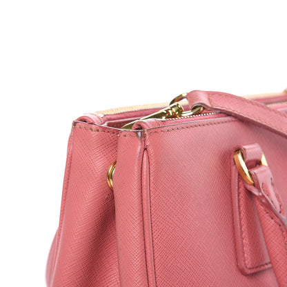Prada Saffiano Small Galleria Double Zip Tote Tamaris 14 of 17