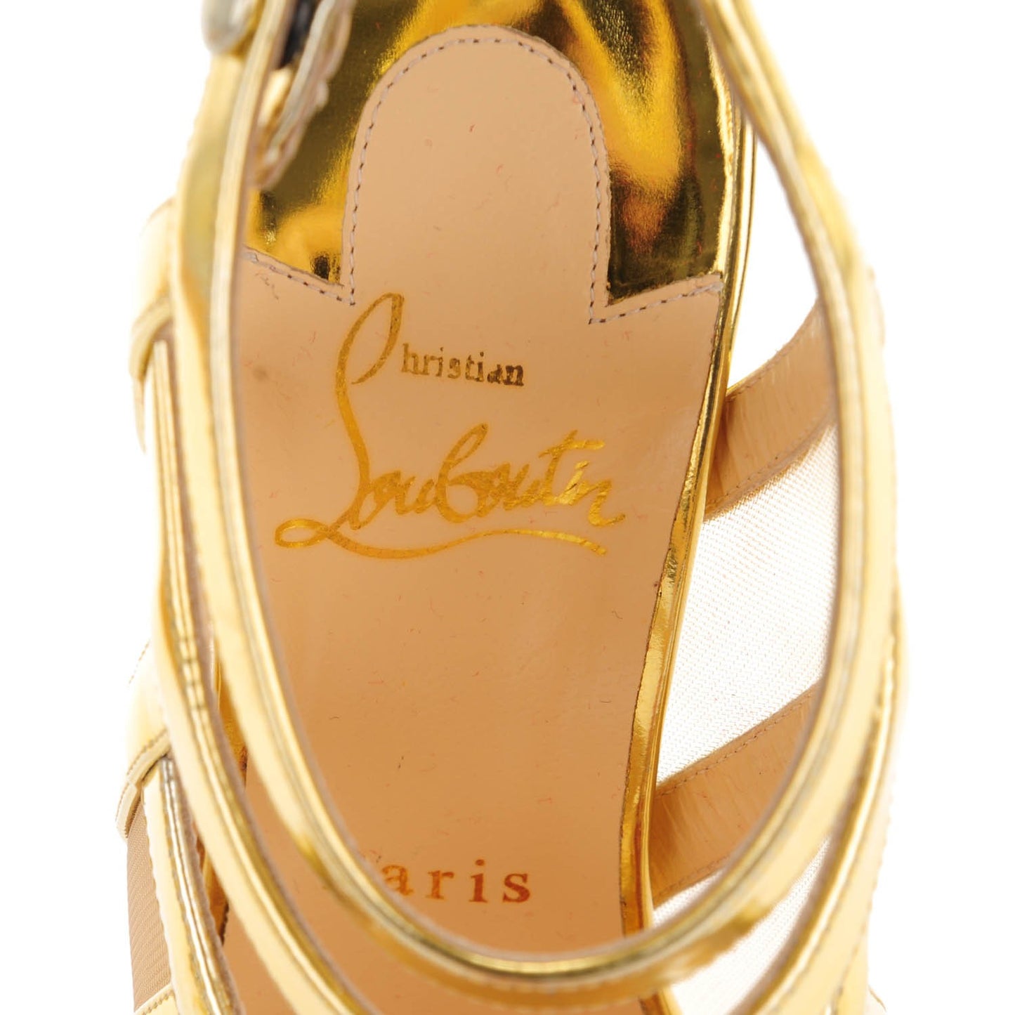 Specchio Nicole K 120 Sandals 35.5 Gold