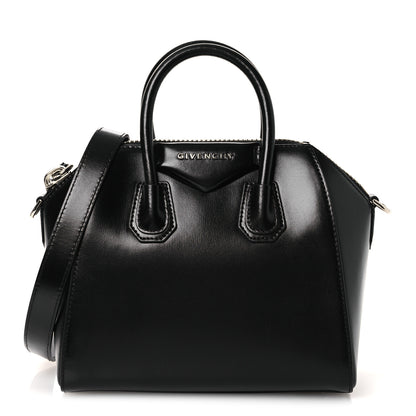 Givenchy Shiny Lord Calfskin Mini Antigona Black 1 of 10