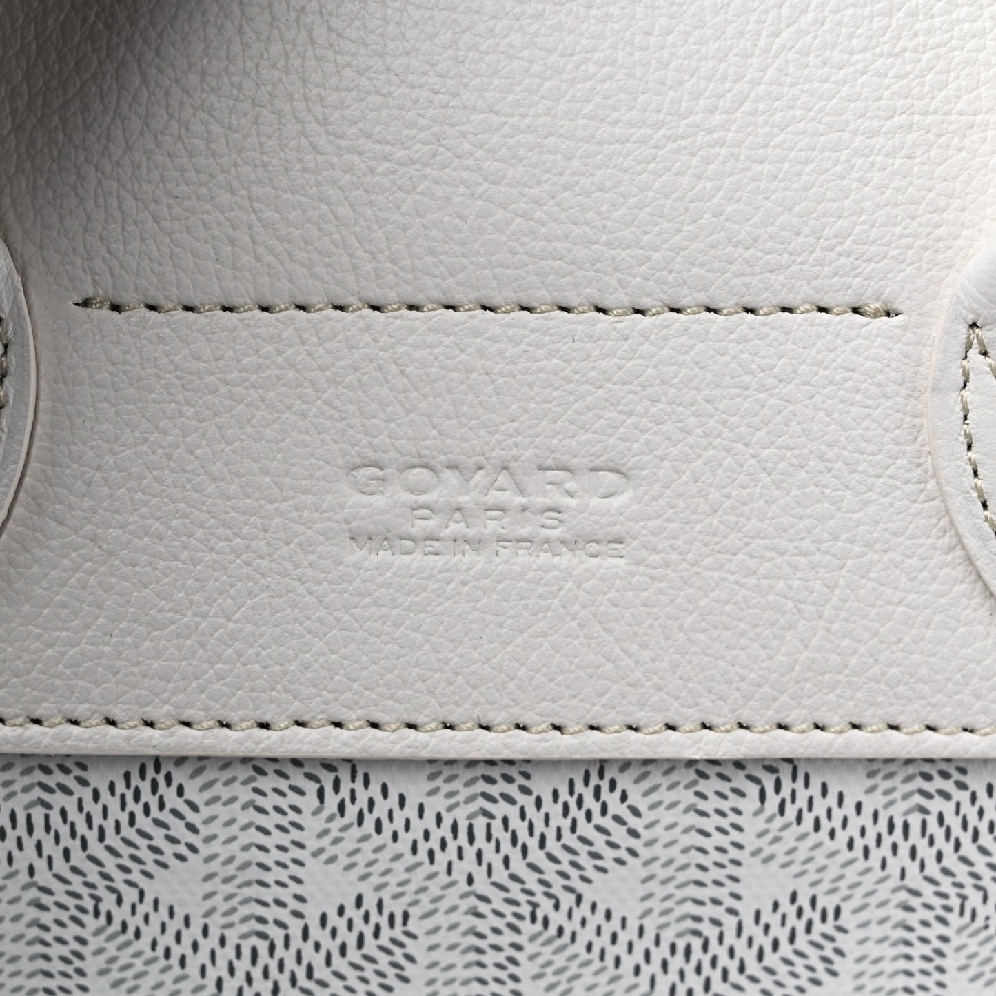 Goyardine Calfskin Mini Alpin Backpack White