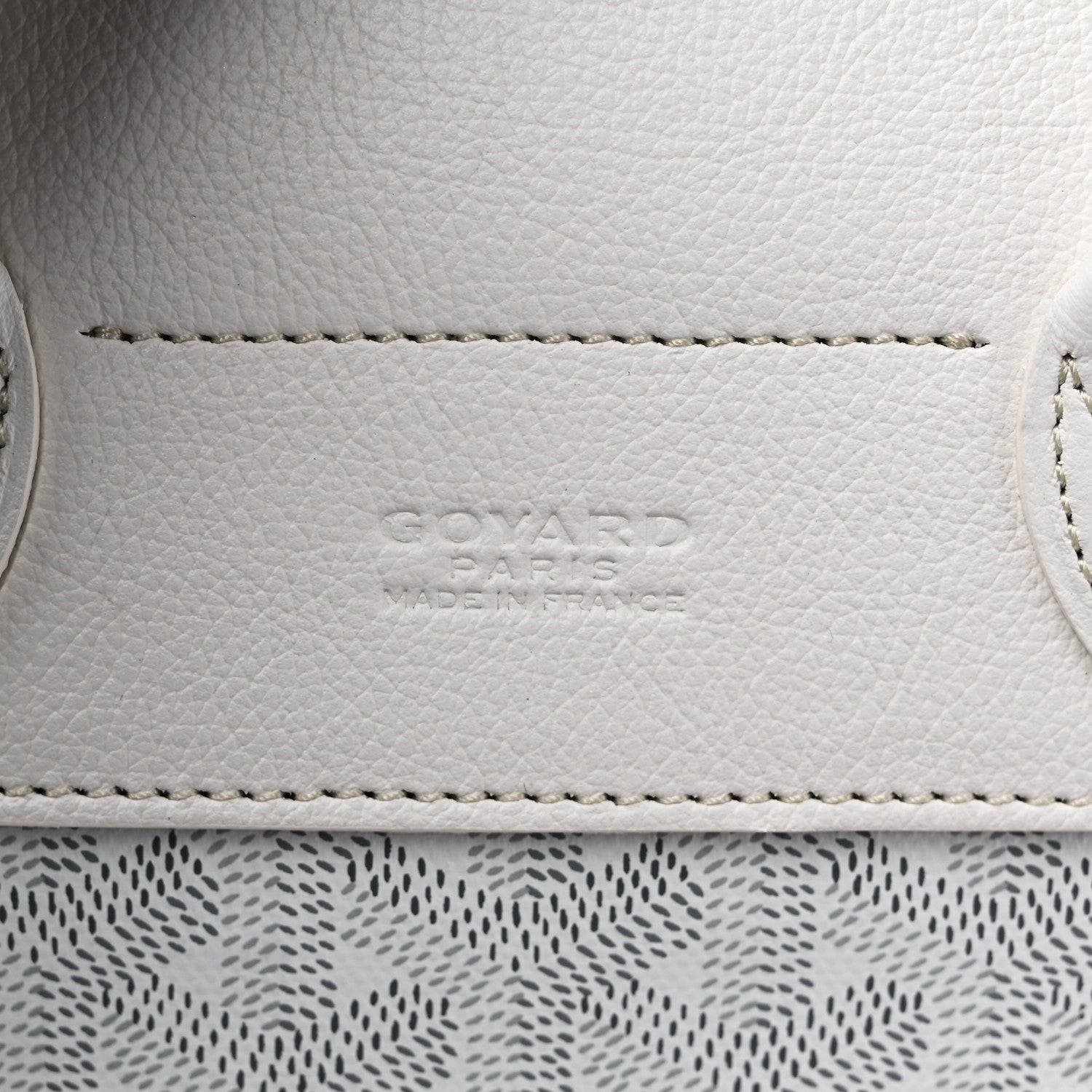 Goyard Goyardine Calfskin Mini Alpin Backpack White 6 of 10
