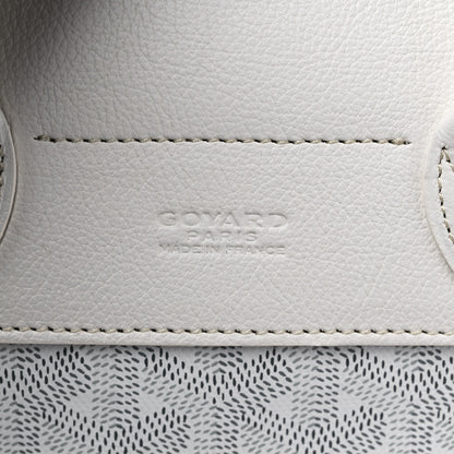 Goyard Goyardine Calfskin Mini Alpin Backpack White 6 of 10