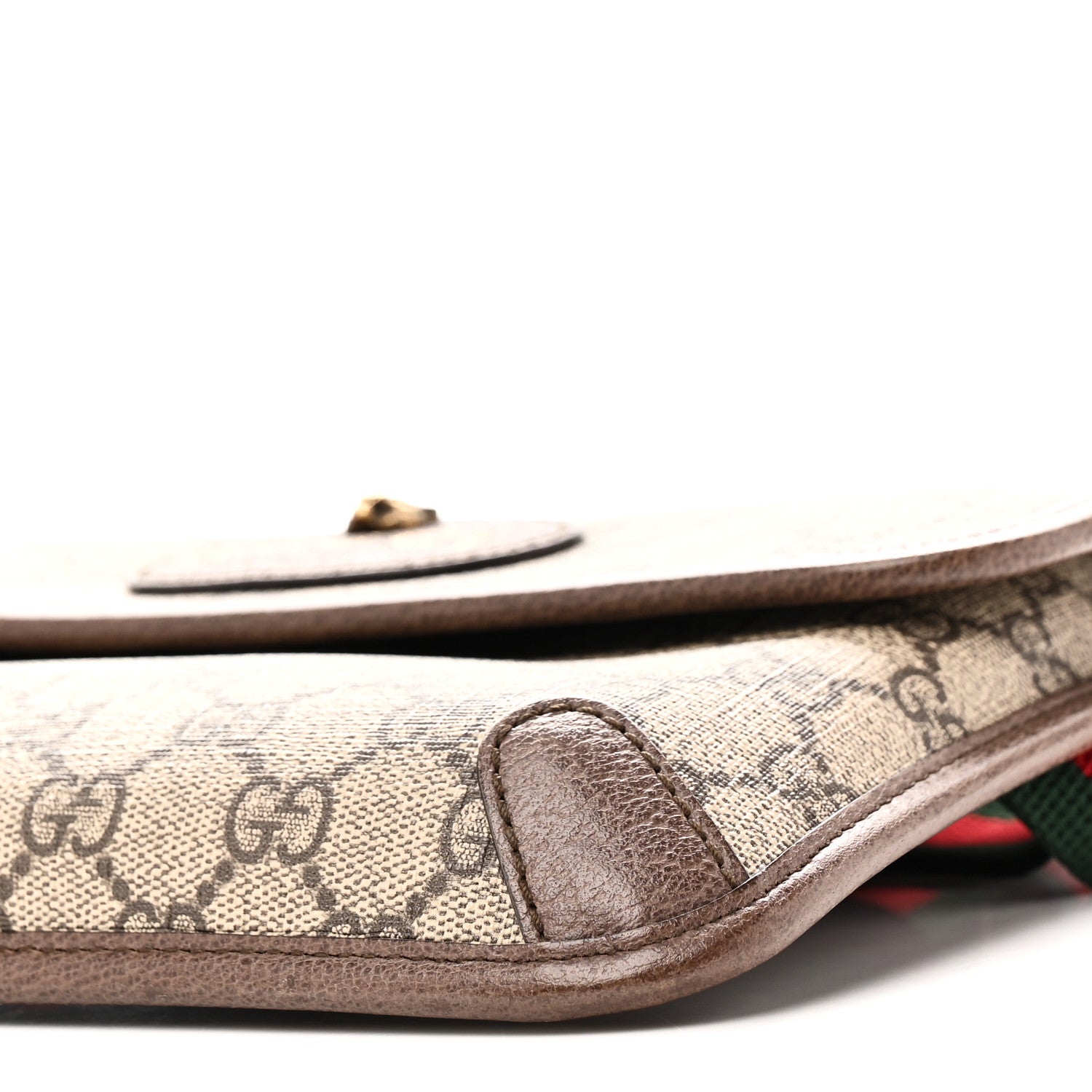 Gucci GG Supreme Monogram Neo Vintage Web Belt Bag Brown 10 of 10