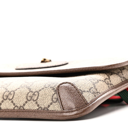 Gucci GG Supreme Monogram Neo Vintage Web Belt Bag Brown 10 of 10