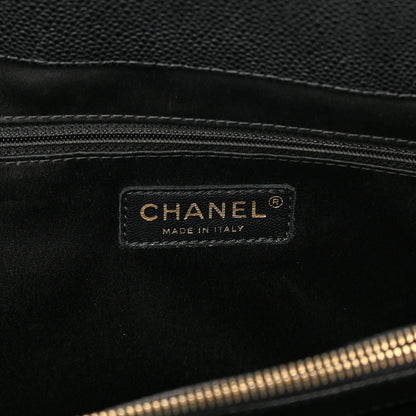Chanel Caviar Quilted XL Grand Shopping Tote GST Black 6 of 16