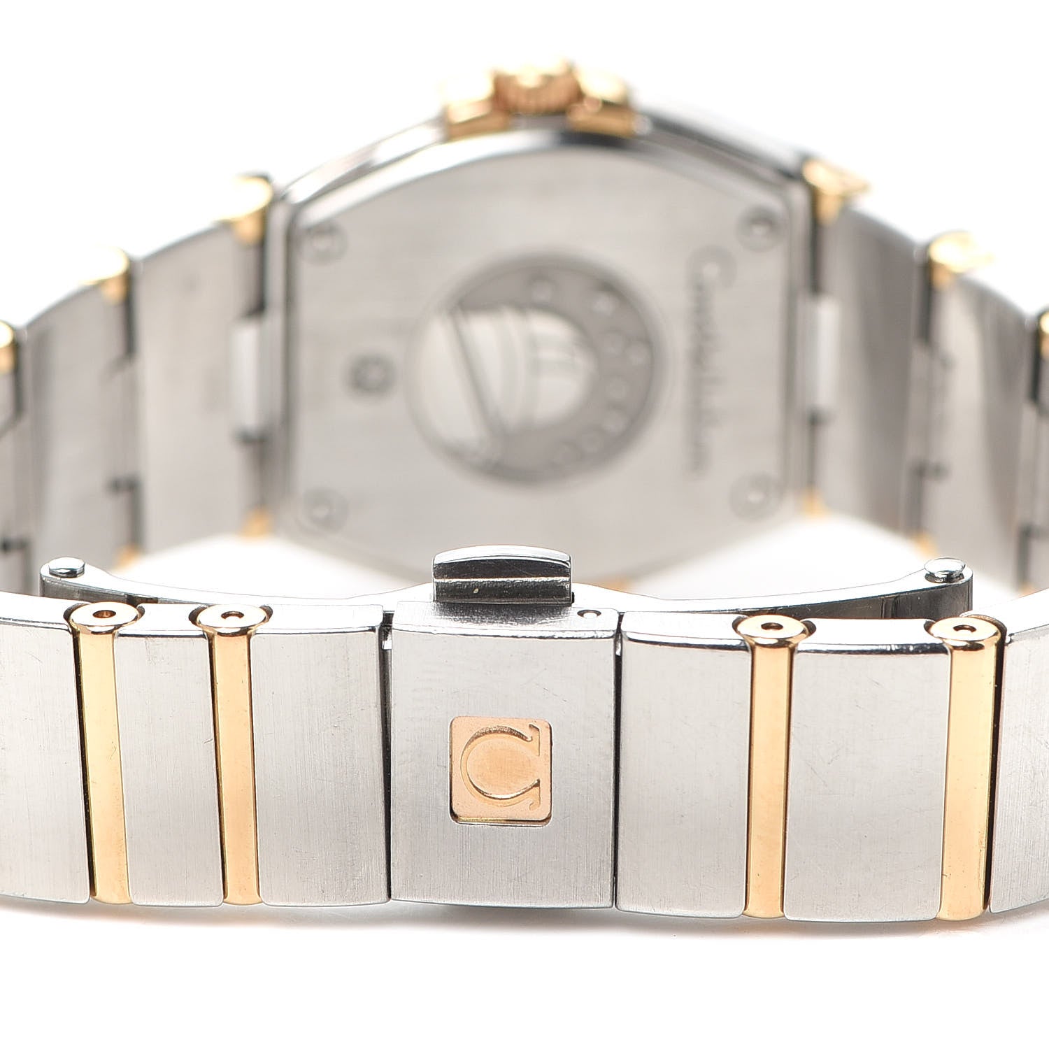 Omega Stainless Steel 18K Red Gold Diamond Mother of Pearl 24mm Constellation Quartz Watch 123.20.24.60.55.001 4 of 6