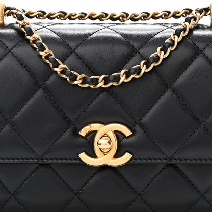 Chanel Calfskin Quilted Mini Perfect Fit Flap Black 8 of 12