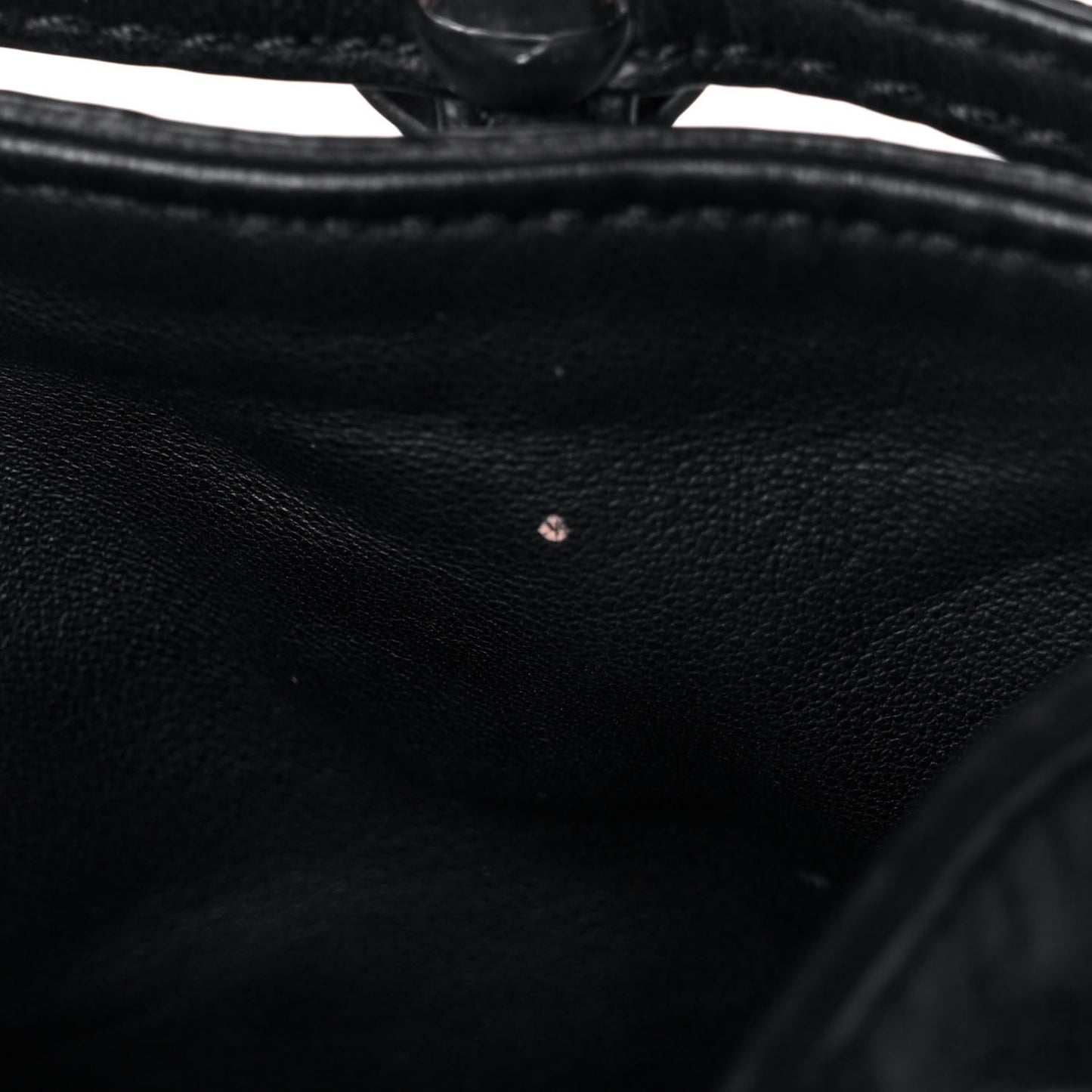 Calfskin Crystal Embellished Roxy Mini Bucket Bag Black