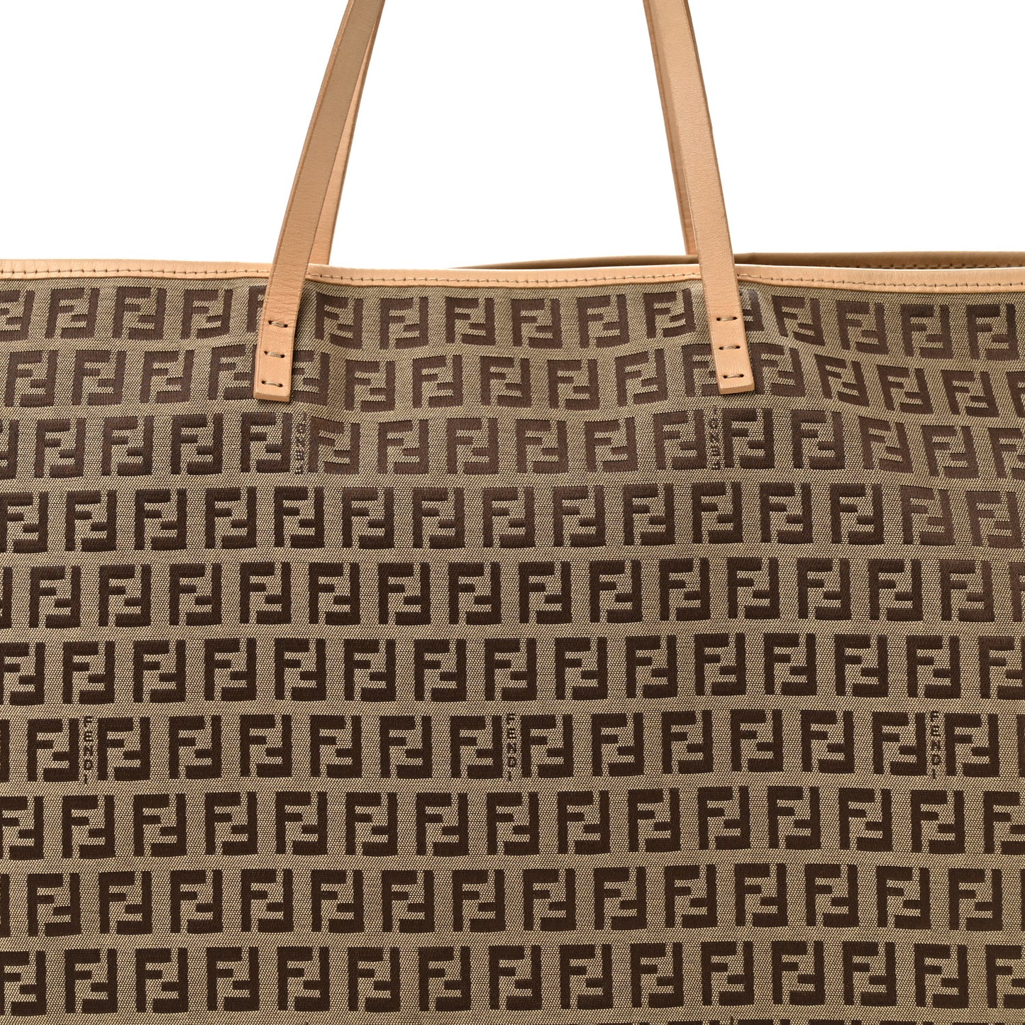 Zucchino Shopping Tote Beige Beige Tobacco