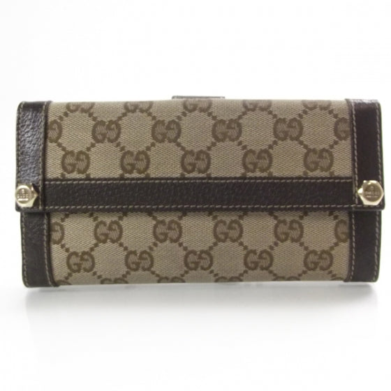 Gucci Monogram Continental Charmy Wallet 2 of 8