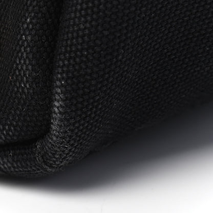 Prada Canapa Small Logo Tote Black Talco 26 of 29