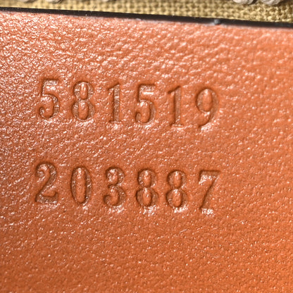 Gucci Vintage Canvas Calfskin Web Belted iPhone Case 90 36 Sand Cuir 7 of 10