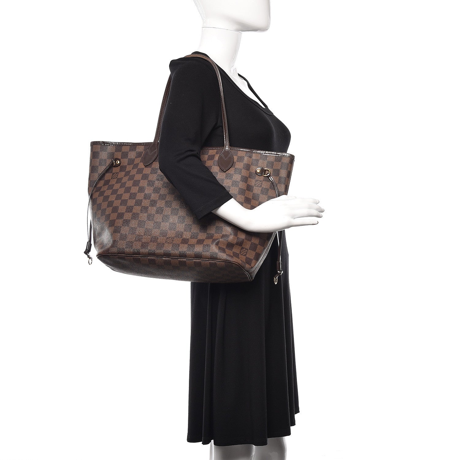 Louis Vuitton Damier Ebene Neverfull MM 2 of 27